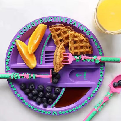 FunFeast Plates - Turning Meals into Fun Adventures! 🚜