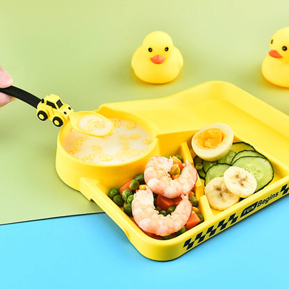 FunFeast Plates - Turning Meals into Fun Adventures! 🚜 (NEW MODEL 2)